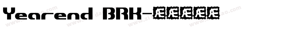 Yearend BRK字体转换